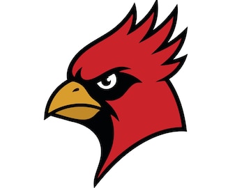 Cardinals Mascot SVG: T-Shirt Design, Sport Team Logo, Angry Bird, Game Day, Cut Files, SVG, PNG, Instant Download