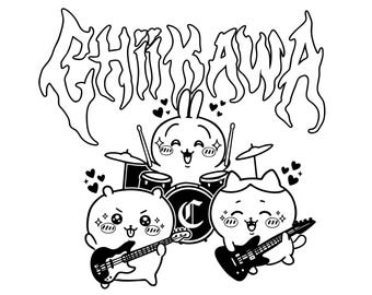 Chiikawa Cute PNG SVG für Shirt Hoodie Aufkleber Fotokarte Schlüsselbund Cricut & DIY Crafts chiikawa usagi hachiware