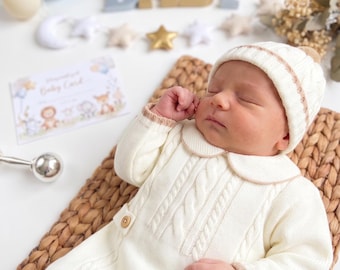 Traditional Knitted Baby Outfit: Heirloom First Hospital Tricot Set