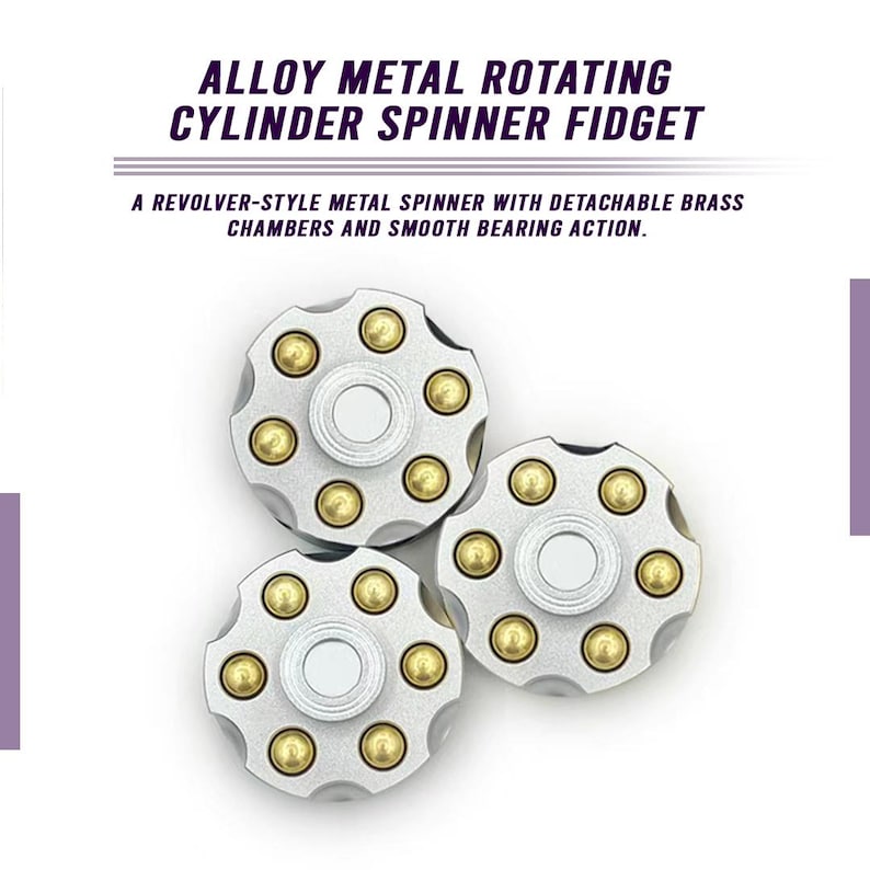 Rotating Spinner Metal Alloy Rotating Cylinder Spinner Fidget - Etsy