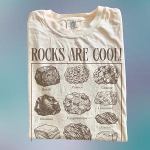 Rolig vetenskapströja, geologi-T-shirt, STEM-studentlärare, geovetenskapströja, stengrafik