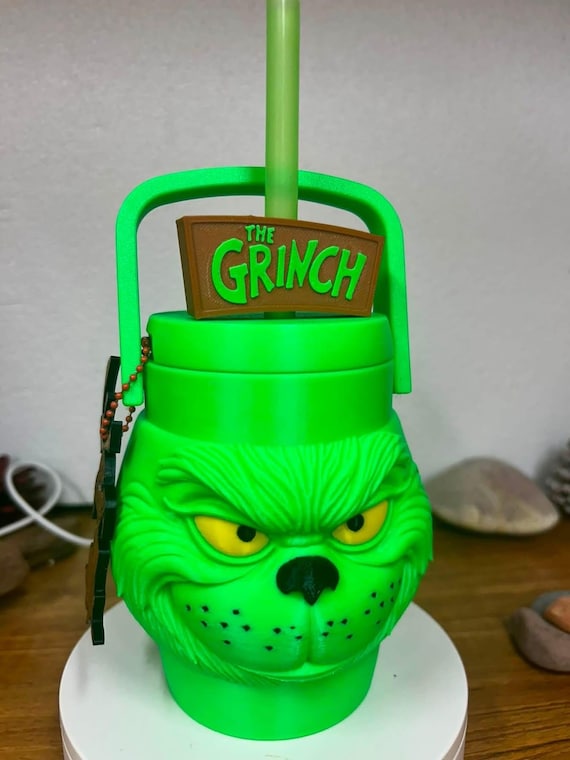 Grinch drink cooler koozie