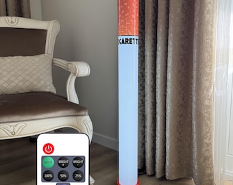 Lámpara de pie gigante con forma de cigarrillo: Lámpara retro Marlboro para la decoración de oficinas, salas de estar, hogares y bares.