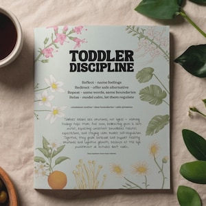 Developmentally Appropriate and Effective Toddler Discipline Printable Reminder