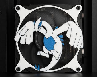 Lugia 120mm PC Fan Cover | Custom 3D Printed Gaming Fan Grille | PC Build Mod