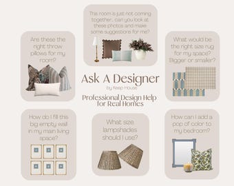 Vraag het een binnenhuisarchitect | Virtueel interieuradvies | Decoratiehulp | Moodboard en stylingadvies voor de kamer
