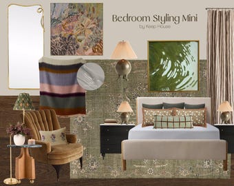 Bedroom Styling Mini | Personalized Bedroom Moodboard & Decor Recommendations | Virtual Interior Design