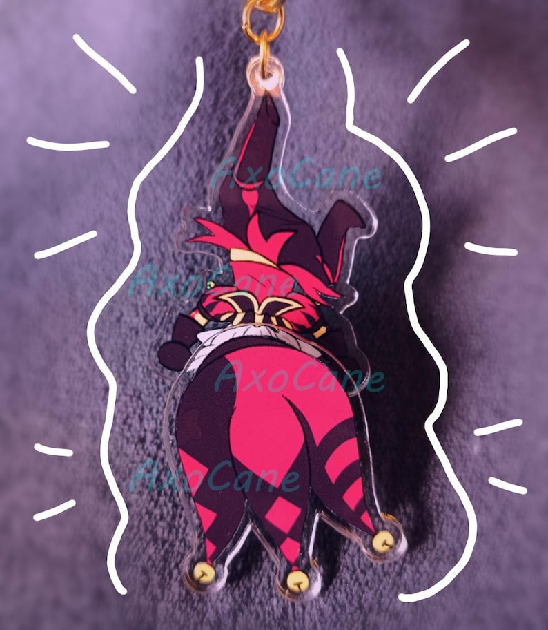 PRE-ORDER 4' Two-sided Pierrot Swing-hat TFC Keychain - Etsy