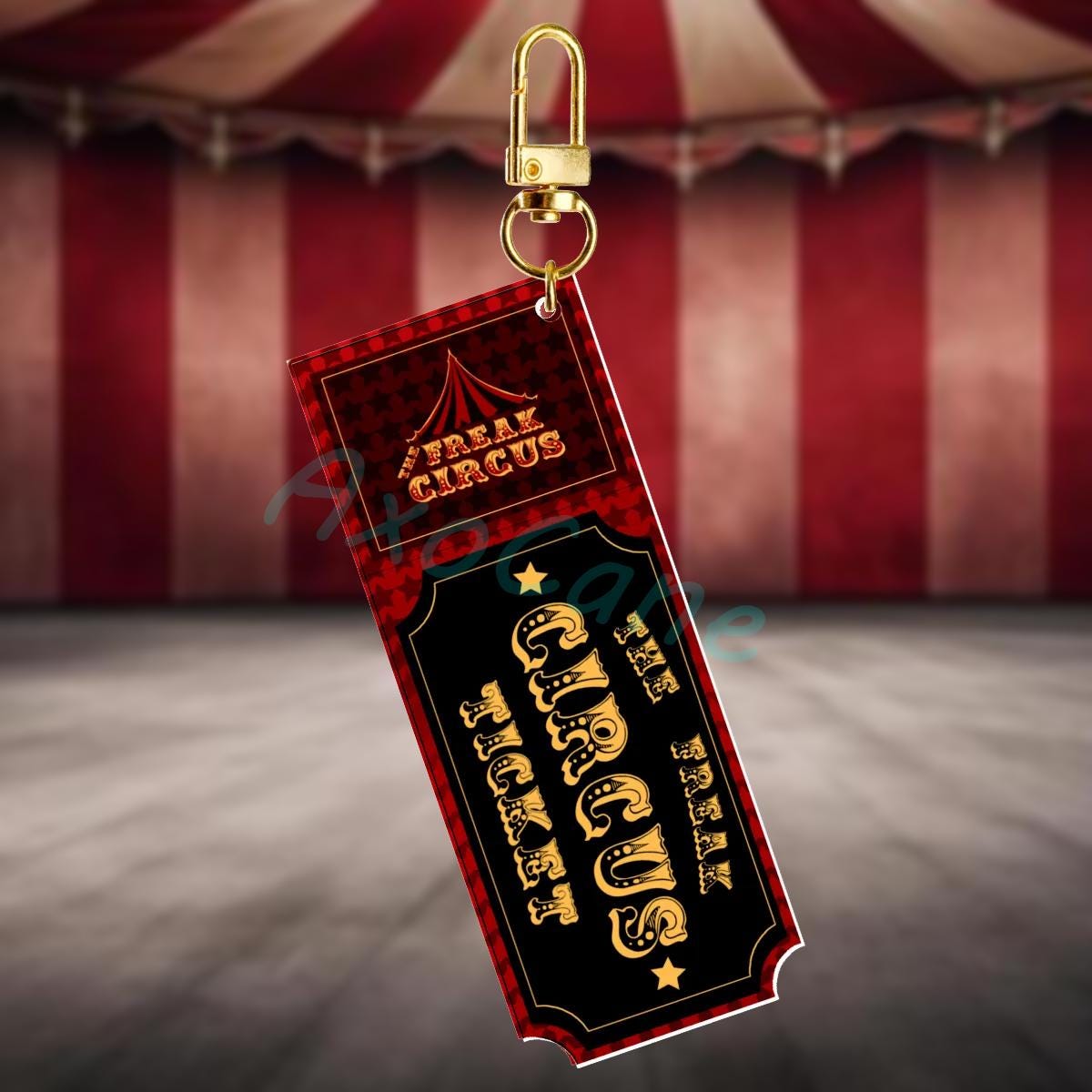 PRE-ORDER the Freak Circus Inspired Acrylic Keychain Tickets