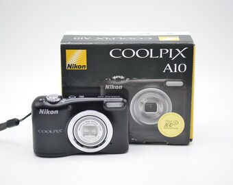 Nikon Coolpix A10 Digital Camera - Red - 16.1 MP, 5x Zoom - Etsy