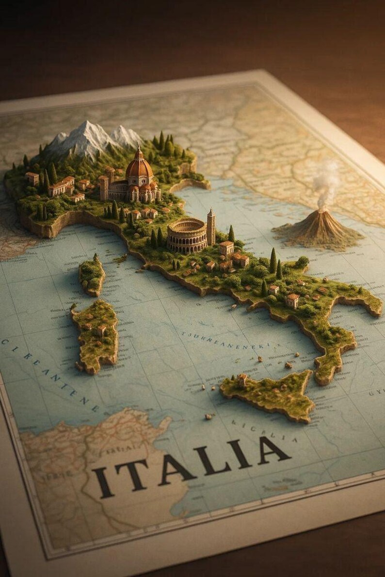 Custom Location: 3D Map Design - Etsy