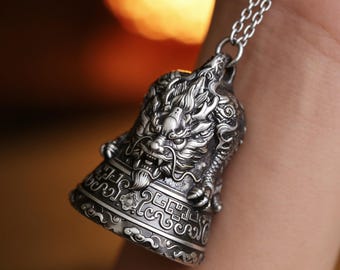 Motorcycle Dragon Guardian Bell, Lucky Riding Bell Keychain, Biker Gremlin Bell for Good Luck, Motorcycle Protection Charm Gift