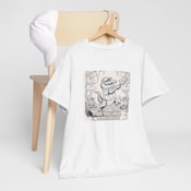 Albert "The Volley" Gator Unisex Heavy Cotton Tee image 4