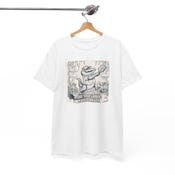 Albert "The Volley" Gator Unisex Heavy Cotton Tee image 5