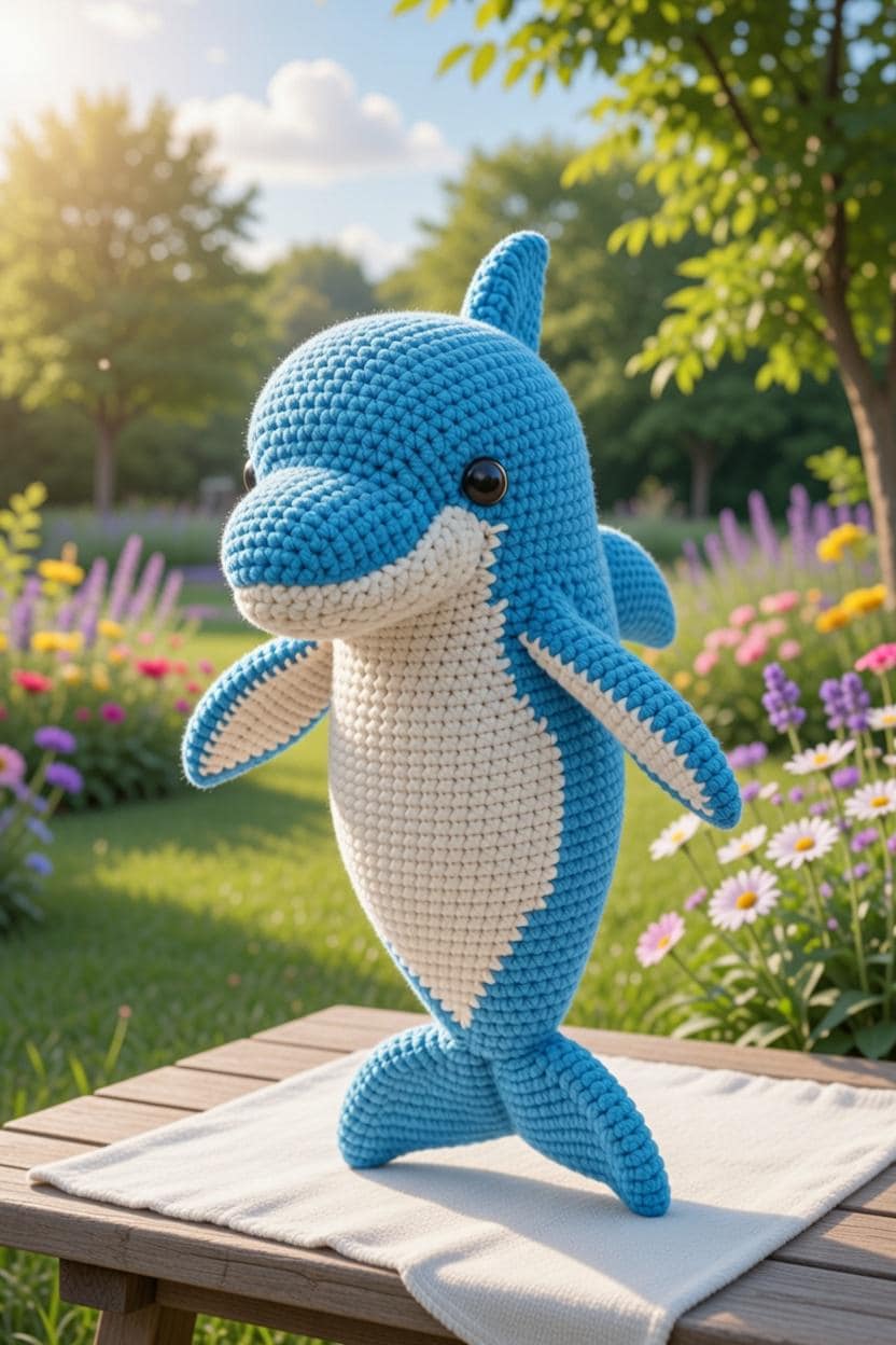30 Dolphin Crochet Patterns for Ocean-Inspired Amigurumi, Gifts, and Nursery Decor 25 Realistic Dolphin Sea Life Pattern