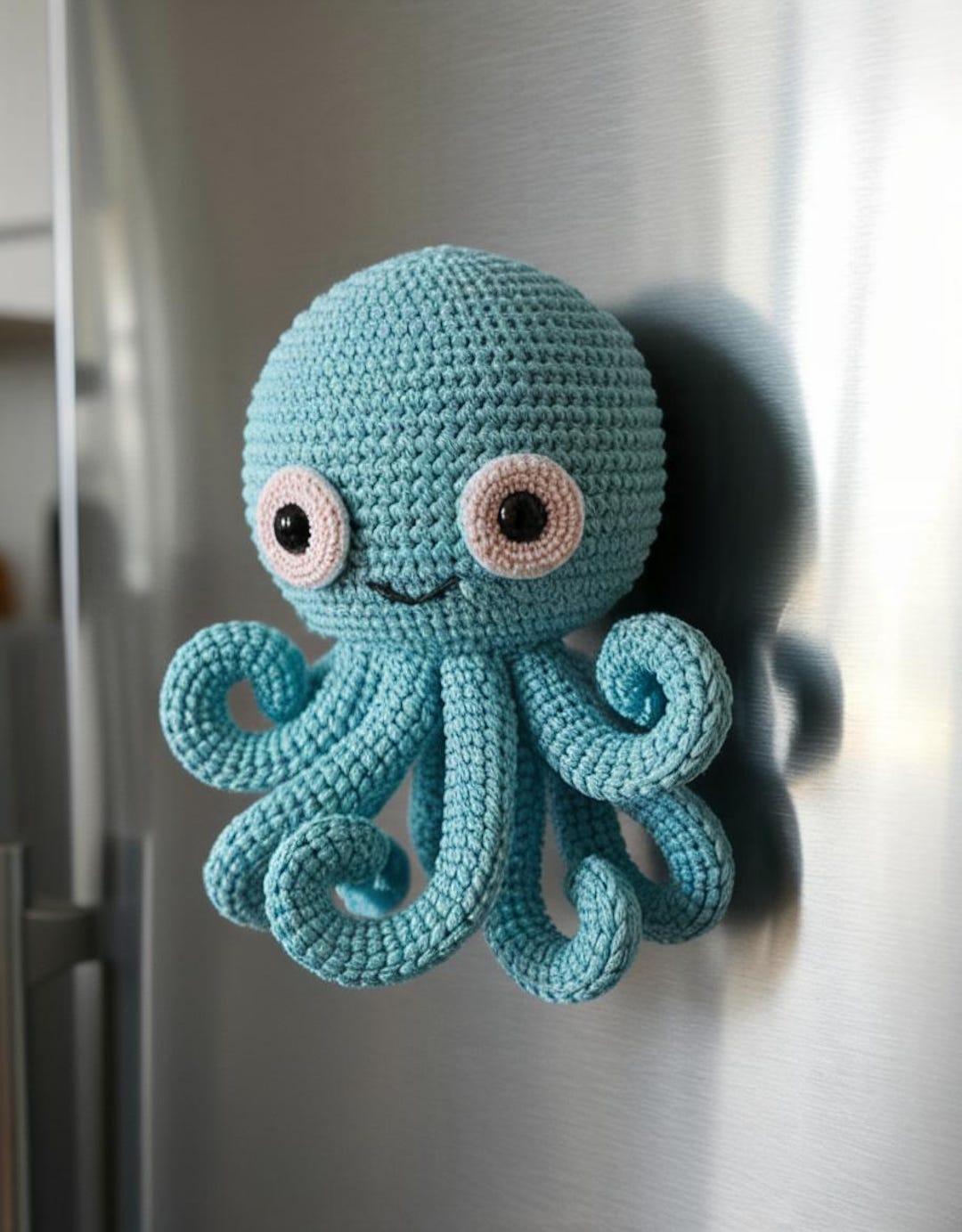Amigurumi Octopus Fridge Magnet Crochet Pattern PDF, Cute Octopus ...