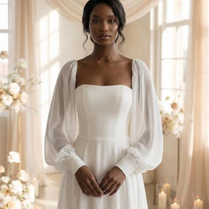 white christmas dresses Berylove Women White Wedding Dress Mermaid Chiffon One Shoulder Engagement Dress, White / US18W main image 0