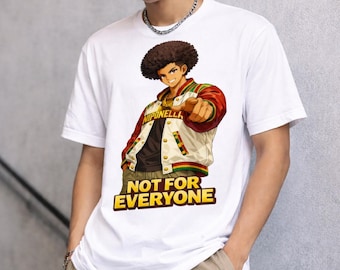 Not For Everyone Anime Streetwear T-Shirt, Afro Urban Graphic Tee, Hip Hop Fashion Shirt, NIPONELLA Brand