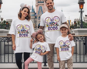Personalized Magic Kingdom 2026 Shirt, Disney Trip Shirts, Where the Magic Begins