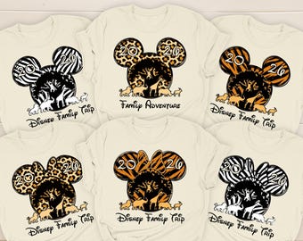 Custom Disney Safari Family Adventure Shirts, Animal Kingdom Family Matching Tees, Mickey Minnie Wild Shirt, Disney Safari 2026 Family Trip