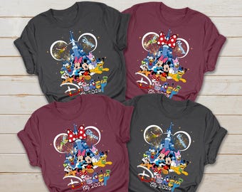 Custom Disney Trip 2026 Shirt, Disney Family Vacation Shirt, Disney Family Matching Shirt, Disney World Travel Family Shirt 2026