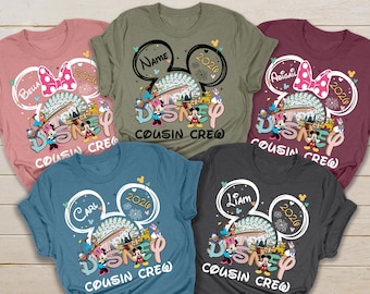 Personalized Disney Summer 2026 Shirt, Disneyland Summer Vibes Tee, Disney World Family Matching Colorful Shirts, Disney Energetic Tee