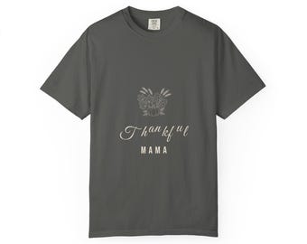 Camiseta de agradecimiento para mamás, camiseta cristiana de Acción de Gracias para mujeres, camiseta de otoño con temática de fe, regalo para mamás agradecidas