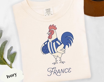 France Shirt France Football Tee, Cute French Fan Jersey Mascot, 2026 Soccer Tournament Gameday Unisex Shirt
