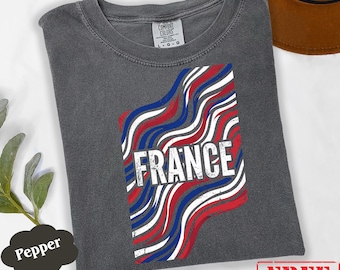France Football Tee 2026 Soccer Shirt, Vintage French Fan Jersey, Retro France Team Gift, Gameday Unisex Graphic Shirt