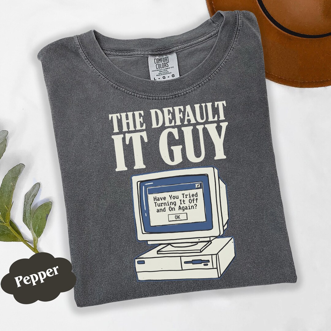 Coder Dad Design The Default IT Guy Father Gift, Funny Coder Dad Shirt, Retro Tech ...