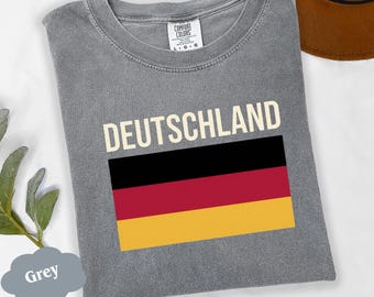 Deutschland Tee Germany Fan Shirt 2026, German Flag Shirt Travel Gift, Retro Germany T-Shirt, World Soccer Game Outfit