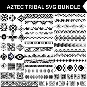 Aztec svg bundle,Tribal Svg,Cut file for Cricut, Silhouette, digital download