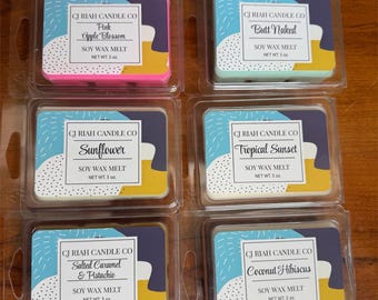 Soy wax melts | long-lasting scented wax cubes for warmers