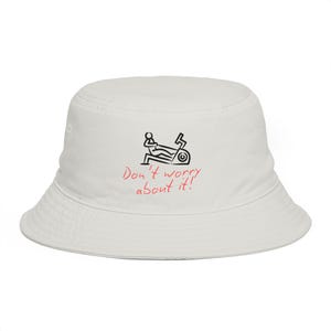 Rowing inspired bucket Hat | minimal line art, casual summer accessory