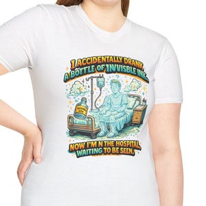 Cadeau drôle de jeu de mots avec une chemise à encre invisible