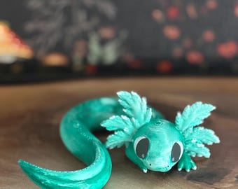 Axolotl OOAK | Hand Painted | 3D Printed | Custom Figure