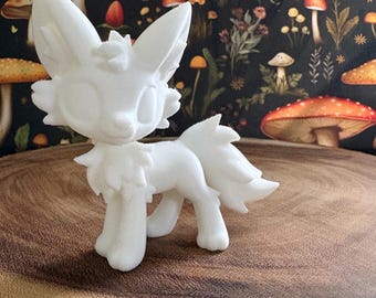 3D Printed Blank Fox Figures | Woodland Creatures, Miniature Painting | Leylina Figurines
