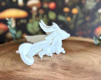 Blank Dragon Miniature | Fantasy Creature | Leylina Figurines | Nature Dragom | Paintable Base