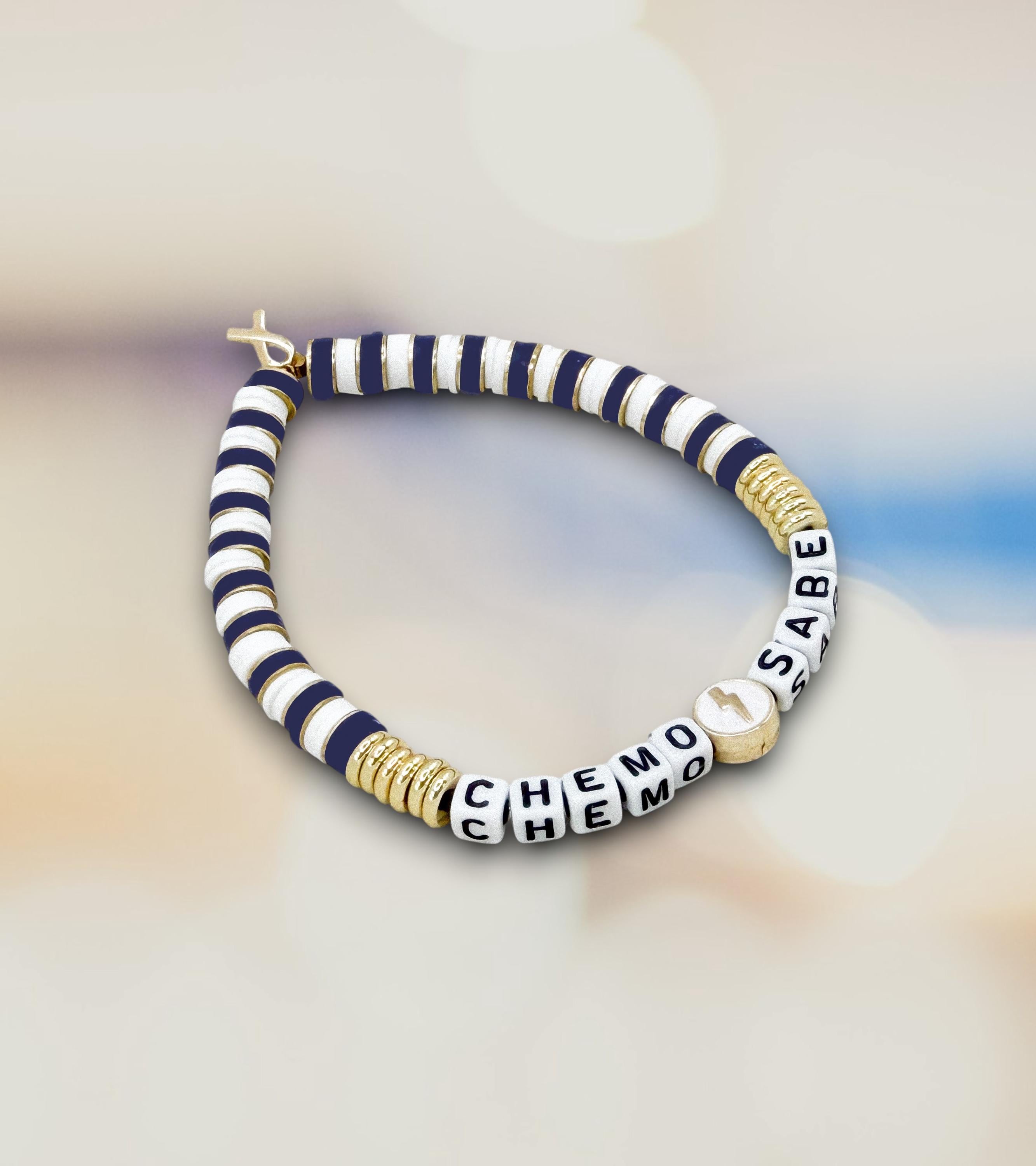 Chemo Sabe Signature Handmade Heishi Bead Colorectal Colon Rectal