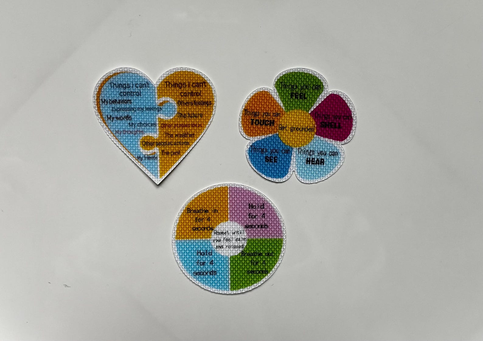 Seonsry Sticker Textured Sensory Sticker Pack – Grounding Decals, Calm Strips - Etsy