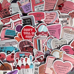 Self Love Sticker Pack – Positive Affirmations, Vinyl Decals (5 Pack)