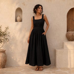 cotton crepe fabric dress Cotton Crepe Sleeveless Dress