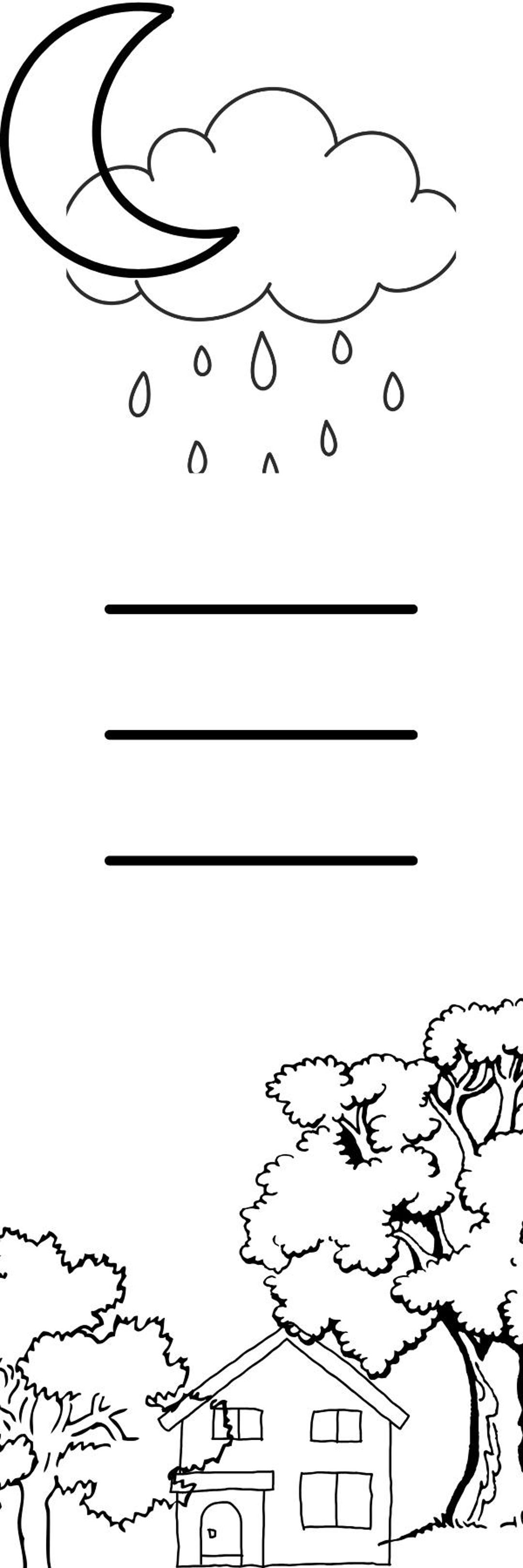 Color Your Own Bookmark Printable | Kids Reading Craft Activity - Etsy