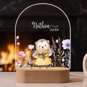 Personalisierte Nachtlampe für Mädchen, Tischlampe mit individuellem Namen für Kinder, Kinderzimmerdekoration, Geschenk zur Babyparty, Weihnachtsgeschenk