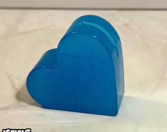 Heart Shaped Resin Photo / Business Card Holder Desk Accessory – Vicious Vice Original