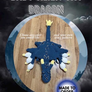 Crochet Baby Alien sky dragon | Made to order - soft plush handmade