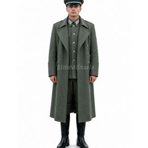 ドイツ軍　本革レザー　ロングコート Ww2 german officer leather coat - Etsy 日本