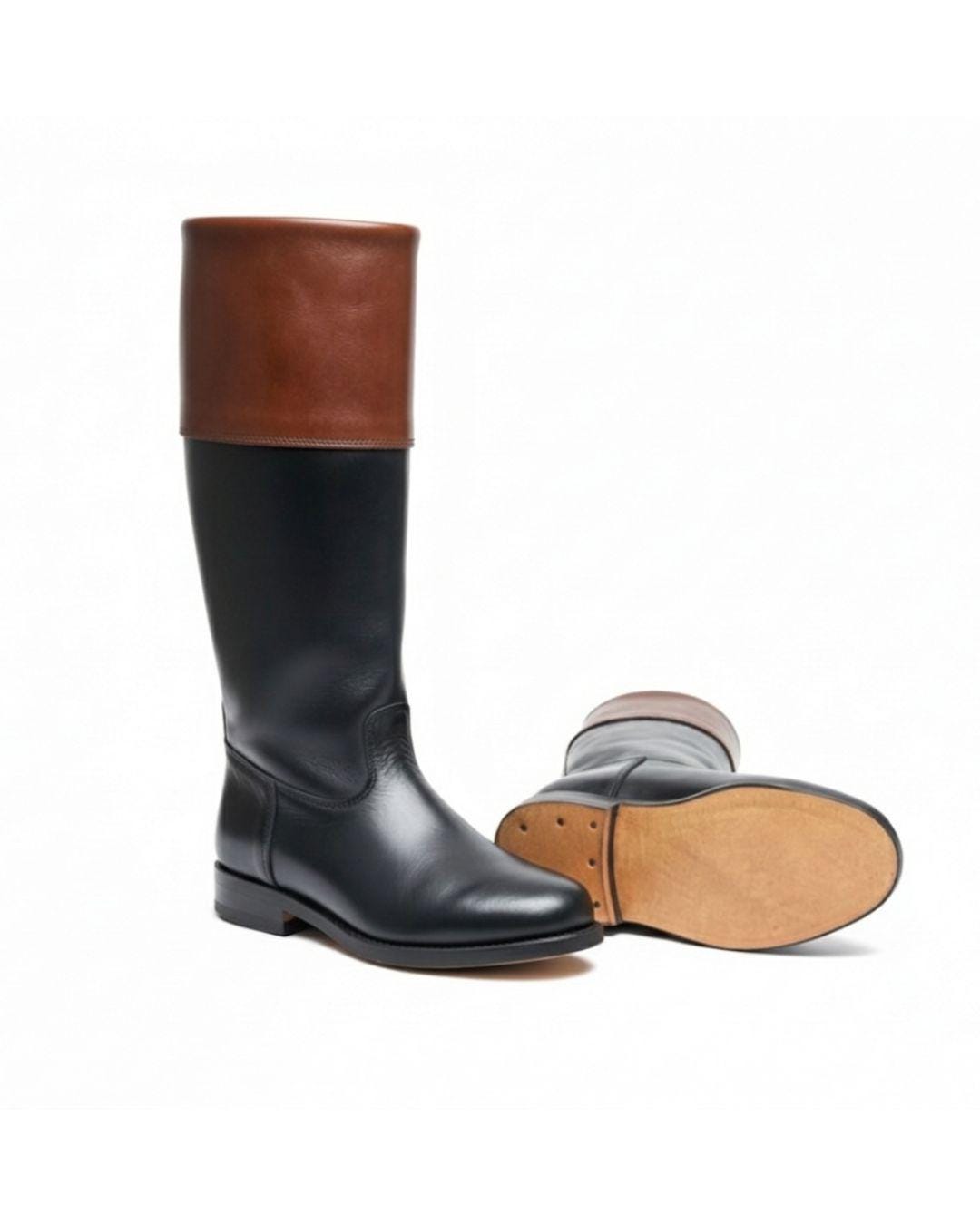 Handmade Colonial Leather Riding Boots: Tall Officer Rev War Boots - Etsy