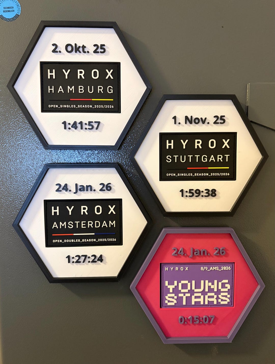 Moldura Hyrox Patch - decoração de parede - Etsy Portugal