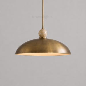 Mid Century Modern Dome Pendant Light, Italian Modern Hanging Lamp, Luxury Chrome Pendant Lighting, Alabaster Ball Ceiling Light, Minimalist Kitchen Island Fixture
1950s Mid Century Modern Dome Pendant Light, Italian Modern Hanging Lamp, Luxury Chrome Ceiling Light, Minimalist Kitchen Island Fixture
Mid century modern chrome dome pendant light with alabaster ball detail, luxury Italian modern hanging lamp for kitchen island or dining room
modern designer lighting for dining room kitchen spaces